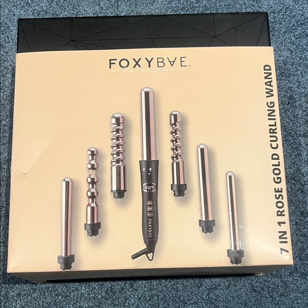 Foxye Black and Brown Hair Styling Tool Set